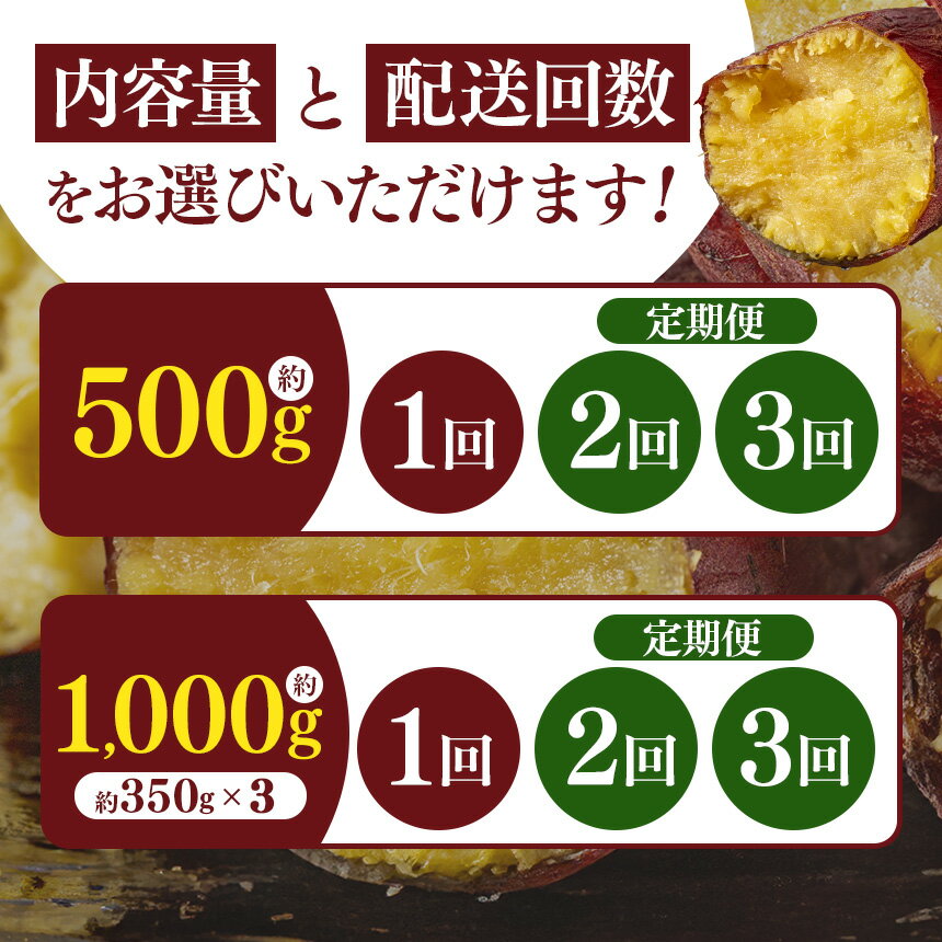 【ふるさと納税】冷凍 焼き芋（スイーツ芋）選べる 定期便 内容量【12月以降発送】先行予約 | さつまいも 冷凍 焼き芋 スイーツ 冷やし芋 紅はるか 甘い あまい おいしい ポリフェノール ビタミン 豊富 ここだけ 添加物 不使用 離乳 食 健康 350g 栃木県 真岡市