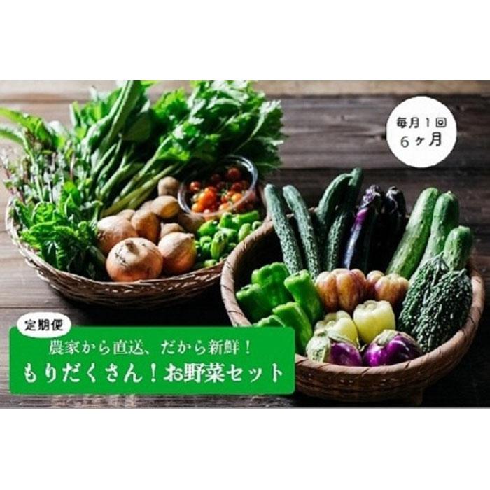 もりだくさんお野菜セット[6回定期便/5〜10月]