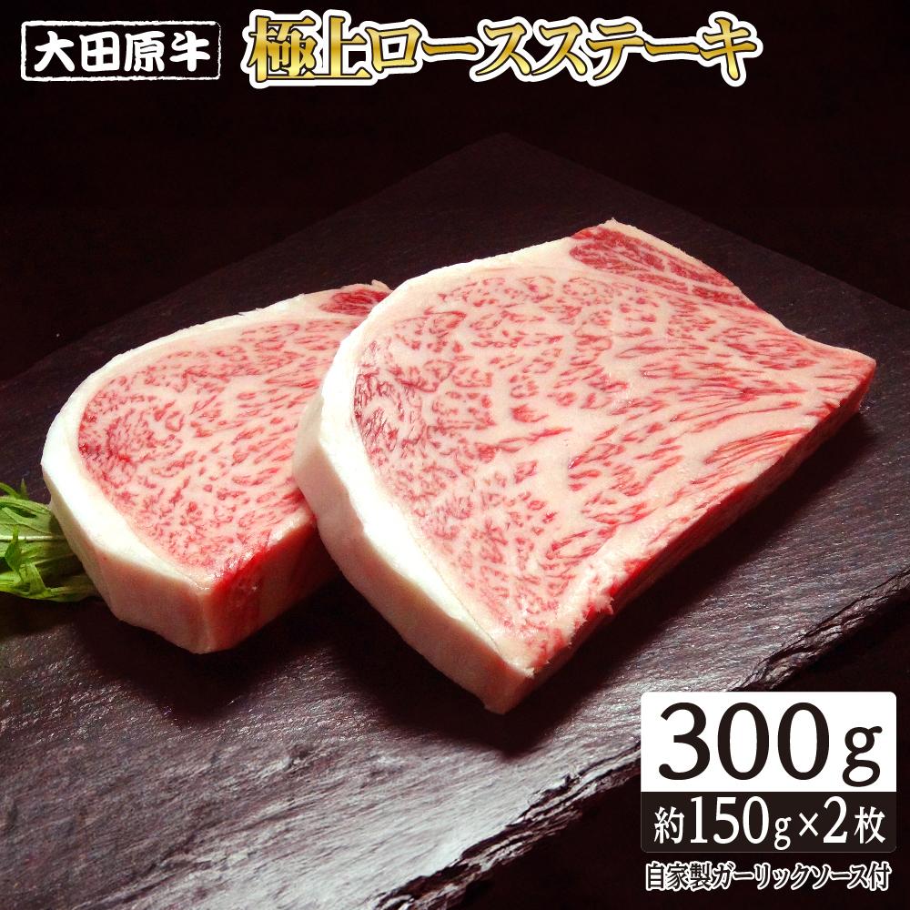 大田原牛 極上ロース ステーキ 2枚セット | ブランド牛 和牛 牛肉 高級 ロース 300g