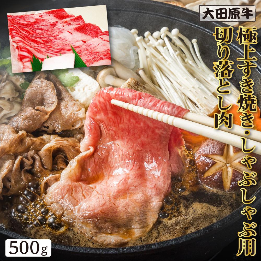 大田原牛 極上 すき焼き・しゃぶしゃぶ用切り落とし肉（500g）| ブランド牛 和牛 牛肉 切り落とし 高級 すき焼き しゃぶしゃぶ | 肉 お肉 にく 食品 人気 おすすめ 送料無料 ギフト