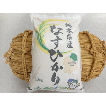 【ふるさと納税】【令和1年産】なすの産米「なすひかり」10kg(精米)【1082275】