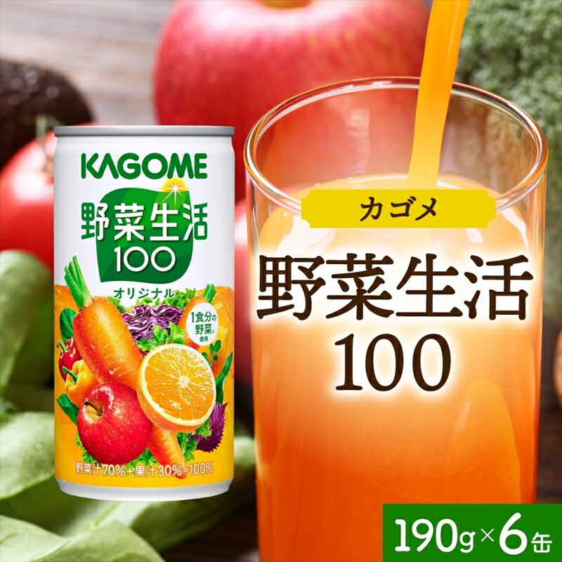 【ふるさと納税】 カゴメ 野菜生活100 オリジナル 190