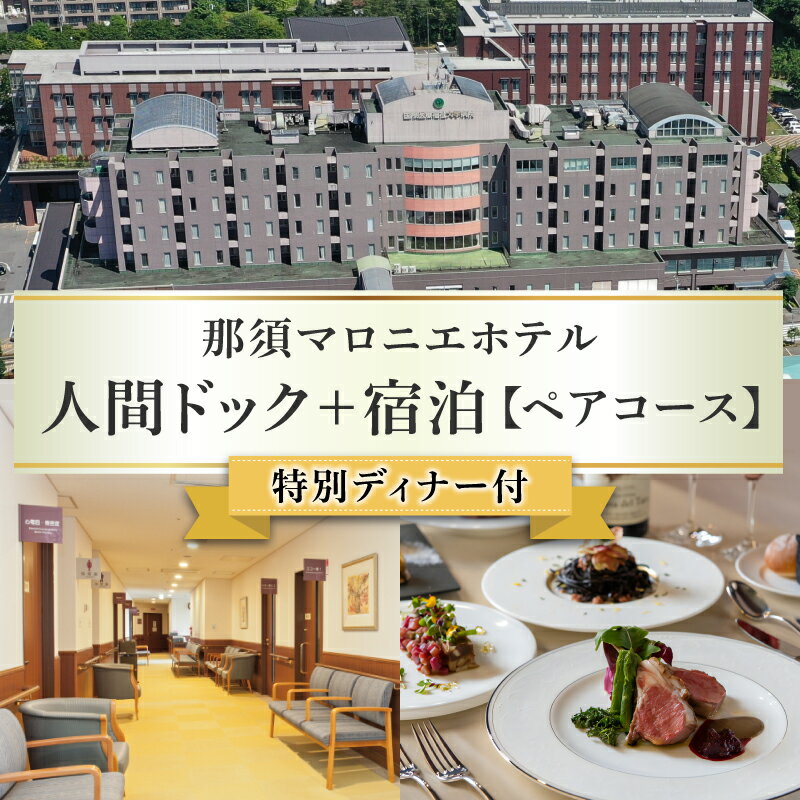 【ふるさと納税】日帰り人間ドック+那須マロニエホテル宿泊+特別ディナー付ペアコース 栃木県 那須塩原市 体験 チケット ヘルスケア 日帰り 脳ドック 動脈硬化検...