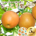 【ふるさと納税】 JAなすの産 梨 にっこり 5kg 【栃木県共通返礼品】数量限定 季節限定 栃木県 那須塩原市 にっこり梨 果物 フルーツ 果肉 果汁 和梨 ...
