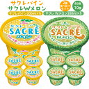 【ふるさと納税】◇数量限定◇ サクレパイン・サクレWメロン2種食べ比べセット | フタバ食品 パイン メロン アイス かき氷 シャーベット デザート ※離島へ...