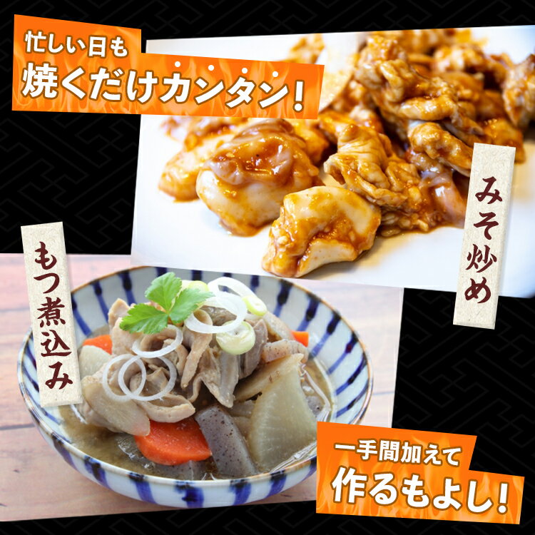 【ふるさと納税】選べる内容量！栃木県産キング生ホルモン（500g～1kg）