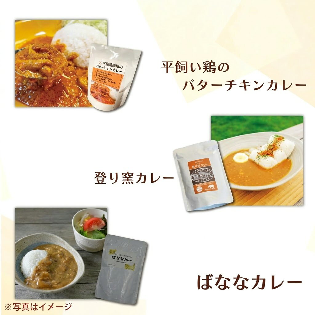 【ふるさと納税】益子のレトルトカレー　食べ比べ6種アソート｜栃木県益子町ふるさと納税カレーレトルトカレーご当地カレー詰め合わせセット（AA024） f093424-mashiko-10000654 栃木県益子町 サンプル画像3