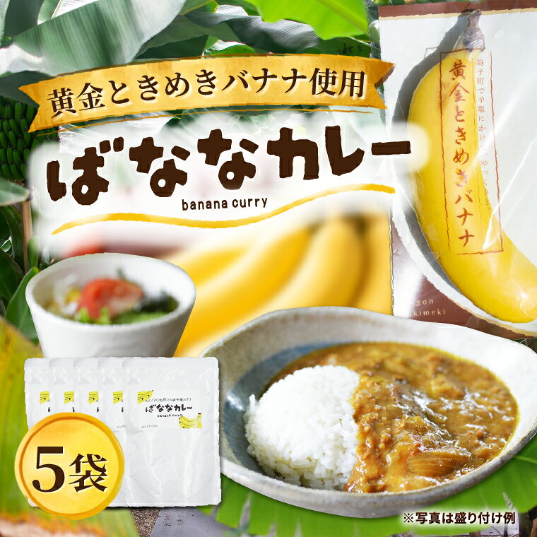 【ふるさと納税】ばななカレーセット|ばなな カレー 黄金ときめきバナナ あまい 特製 益子町産（CA007）