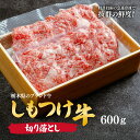 【ふるさと納税】しもつけ牛の切り落とし600g | 牛肉 肉 お肉 産地直送 国産 国産牛 牛丼 交雑 赤身 霜降り 希少 旨味 旨み 熟成 急速冷凍 テクニカ...
