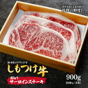 【ふるさと納税】しもつけ牛の厚切りサーロインステーキ900g(300g×3枚) | 牛肉 肉 お肉 厚切り サーロイン ステーキ 柔らかい 産地直送 国産 国産...