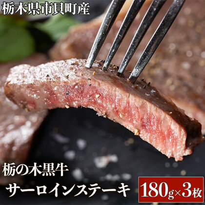 栃木県市貝町産　栃の木黒牛サーロインステーキ≪牛肉 国産 おうちごはん ご褒美 冷凍 記念日　ギフト プレゼント 贅沢≫※離島不可（北海道、沖縄本島は配送可能）