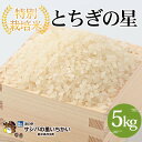【ふるさと納税】特別栽培米〈とちぎの星〉5kg | 国産 栃木県産 とちぎの星 米 お米 特別栽培米 精米 白米 栃木米 とちぎ米 米の食味ラ..