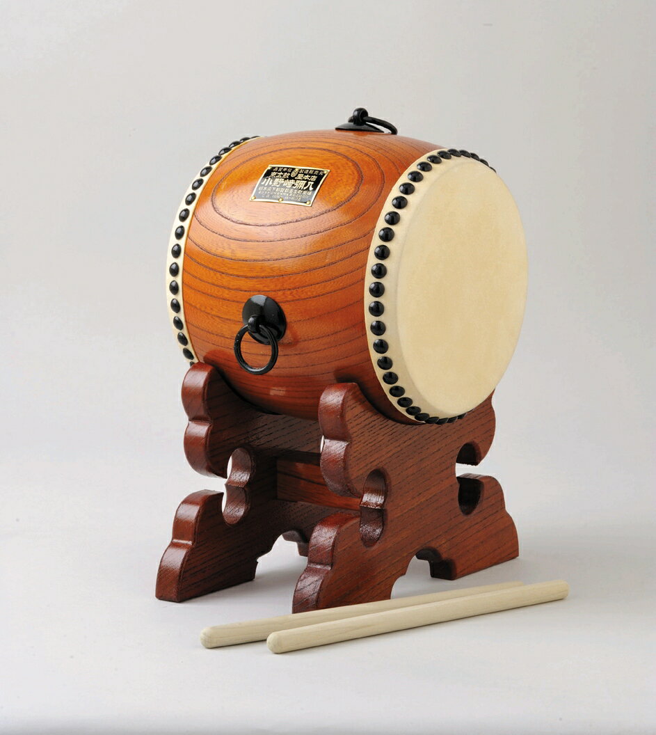 【ふるさと納税】和太鼓 5寸 (台座・バチ付き) 太鼓 楽器 日本製 栃木県壬生町 1
