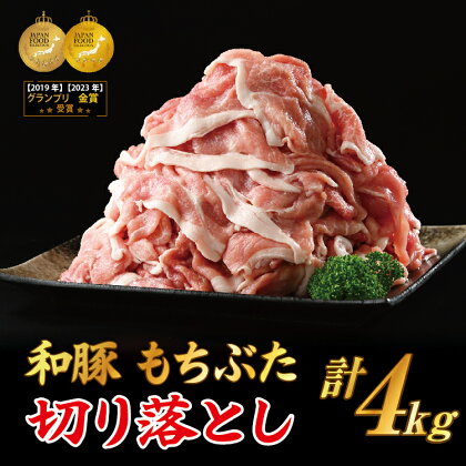 和豚もちぶた 切り落し 4kgセット (400g×10パック) 豚肉 切り落とし 国産 栃木県壬生町◇