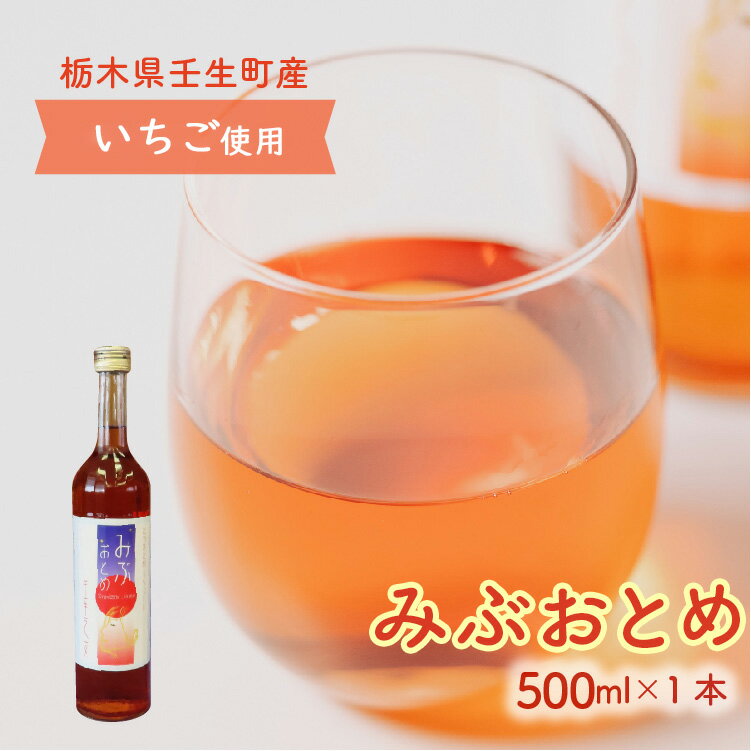 ワイン(その他)人気ランク23位　口コミ数「0件」評価「0」「【ふるさと納税】みぶおとめ 500mL 1本　※2024年8月頃より順次発送予定」