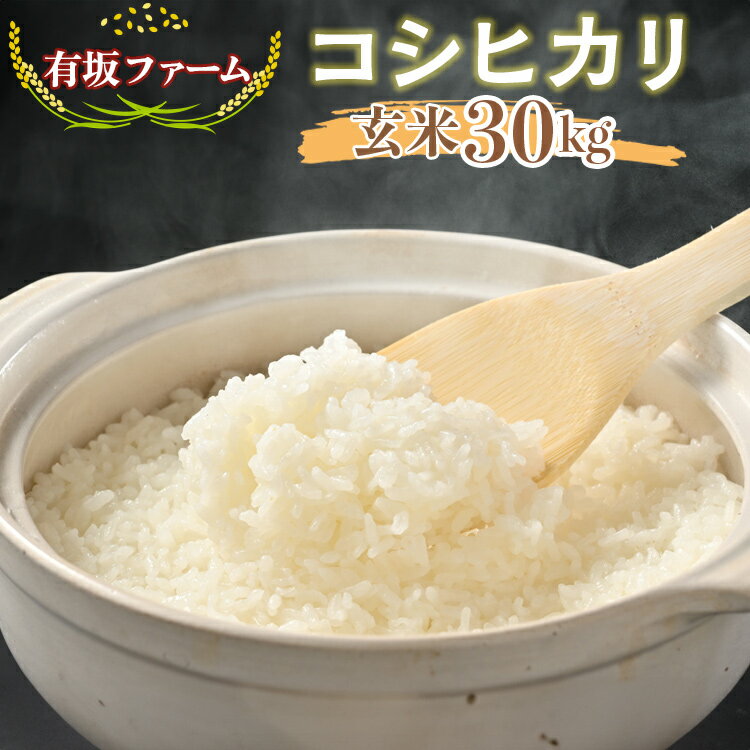 有坂ファームの令和7年産コシヒカリ 玄米30kg