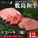 【ふるさと納税】那須高原 敷島和牛 ステーキ三昧セット 計1.2kg 国産 黒毛和牛 和牛 牛肉 お肉 肉 ステーキ サーロインステーキ ギフト お祝い 冷凍 栃木県 那須町《敷島ファーム》〔P-169〕※着日指定不可※離島への配送不可