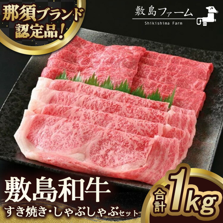 〔E-36〕那須高原 敷島和牛すき焼き・しゃぶしゃぶセット[敷島ファーム]※着日指定不可※北海道・沖縄・離島への配送不可