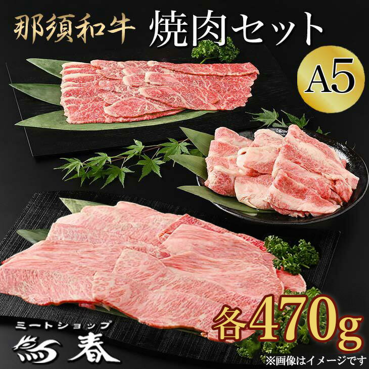 【ふるさと納税】那須和牛焼肉セットA5（カルビ・もも・肩肉 