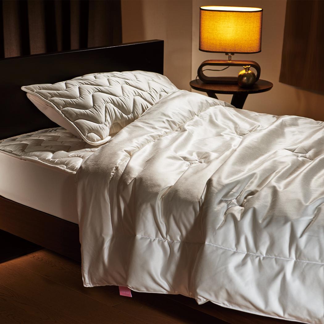 【ふるさと納税】”もっとシルクを身近に” シルクスキン掛け布団カバー(クィーン) | 寝具 日用品 人気 おすすめ 送料無料