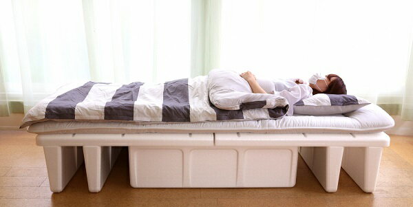 【ふるさと納税】R5-45 簡易組立ベッド　床にポン