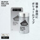【ふるさと納税】B-65 スーパーミリオンヘアー(増毛パウダー)ブラック1本(30g)全6色展開 男女兼用 ルアン SUPER MILLION HAIR ボリュームアップ 男性用 女性用 メンズ レディース ヘアケア 薄毛隠し 白髪隠し カバー 対策 手軽 増毛剤 粉