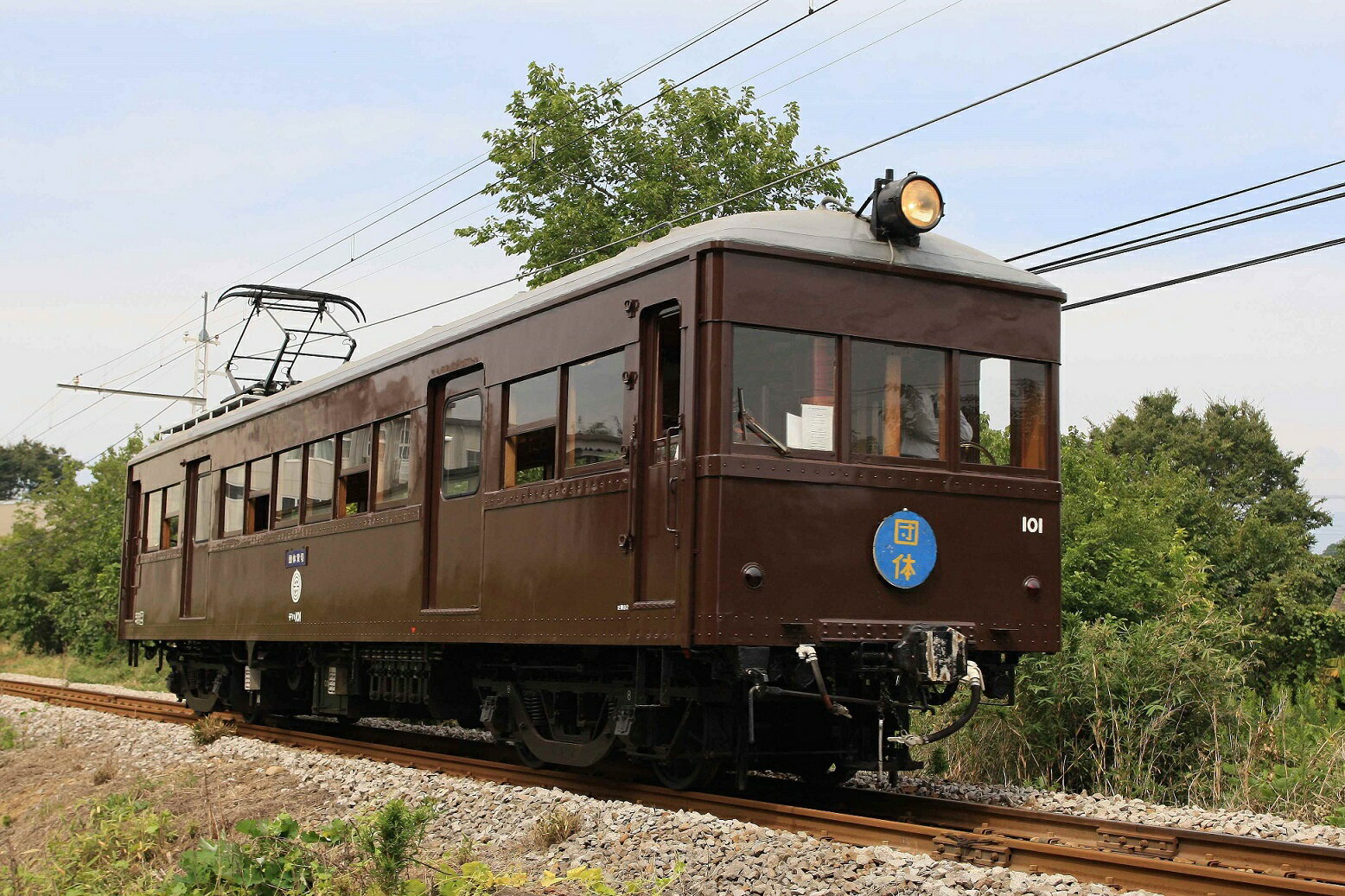 【ふるさと納税】N-05 上毛電鉄の特別な電車「デハ101」の貸切り