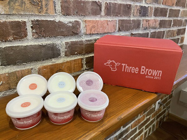 【ふるさと納税】R4-57 ブラウンスイス牛のミルクと地元素材で作る「ジェラート6個入り」のサムネイル