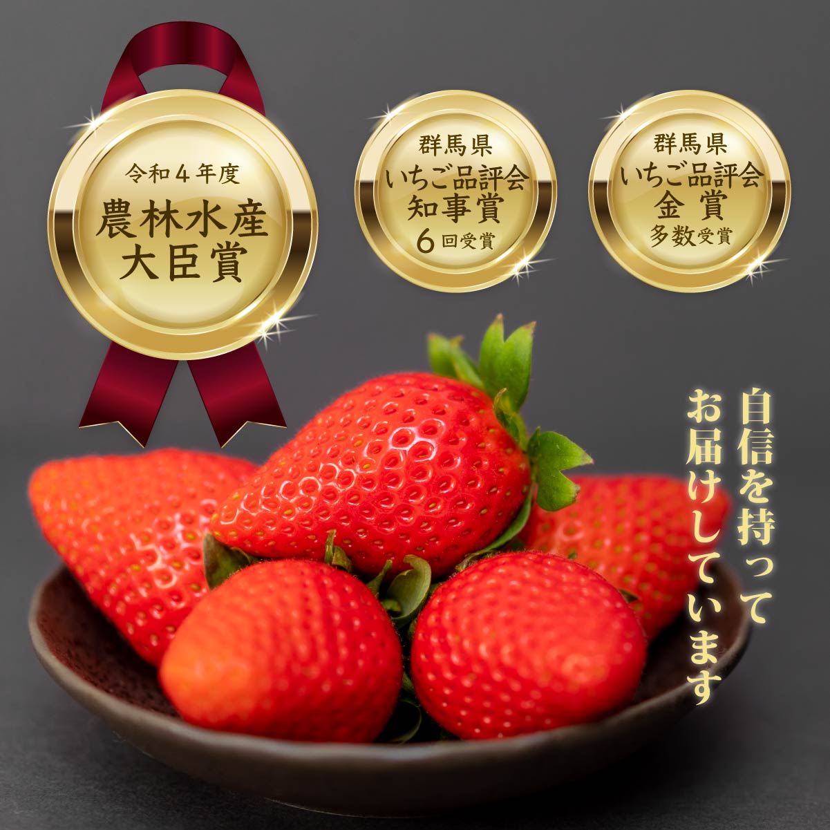 【ふるさと納税】いちご やよいひめ 食べ比べ 農林水産大臣賞受賞 400g～1.6kg 2027年｜不在聞き取り 人気 高評価 朝採れ 贈答用 化粧箱 イチゴ 苺 フルーツ たっぷり 新鮮 完熟 旬 高級 甘い あまい 人気 高評価 高糖度 ごほうび プレゼント 松井ファーム 群馬県 前橋市 f102016-maebashi-10000259 群馬県前橋市 サンプル画像3