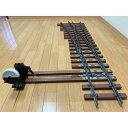 【ふるさと納税】ミニ鉄道パーツ 合成枕木製4番片開き分岐器(左) 1セット