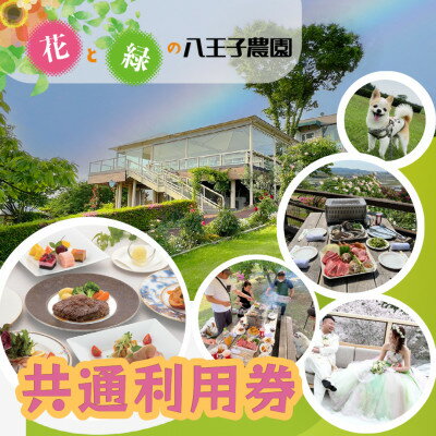 展望レストラン・BBQ・愛犬とお食事が大人気![共通利用券 3000円] 花と緑の八王子農園