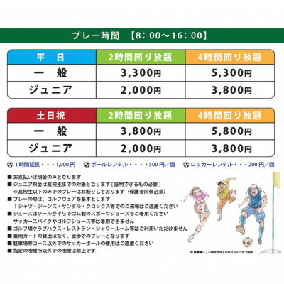 【ふるさと納税】フットゴルフ場利用券 3,000円分(1,000円分×3枚)鳳凰ゴルフ倶楽部【1411276】その2