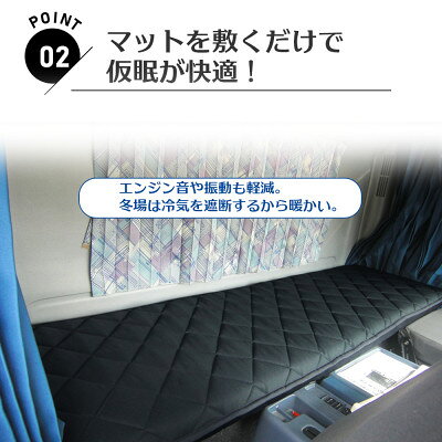 【ふるさと納税】ふるさと納税 太田市 トラック用布団 寝台マット 大型車用 65cm×210cm【1717677】 [3]