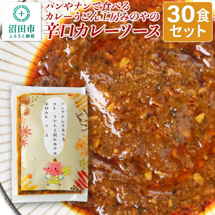 パンやナンで食べるカレーうどん工房みのやの辛口カレーソース 30袋