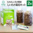 【ふるさと納税】《期間限定10~4月発送》もりのしいたけ農園「しいたけ栽培キット」2個
