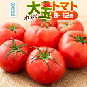 【ふるさと納税】《関東発送限定》沼田市産 大玉トマト「れおん」8〜12個 詰め合わせ
