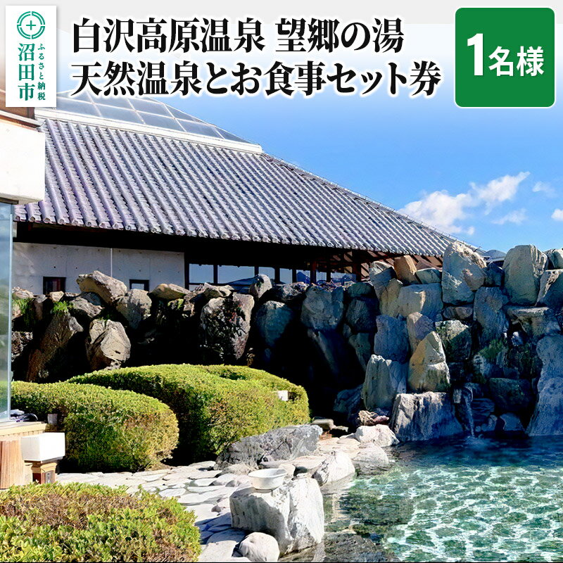 【ふるさと納税】白沢高原温泉 望郷の湯 天然温泉とお食事セット券（1名様）