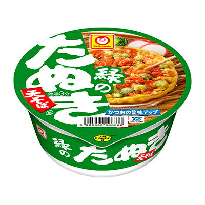 3位! 口コミ数「0件」評価「0」【毎月定期便】緑のたぬき天そば　東　12食　全12回【4011092】