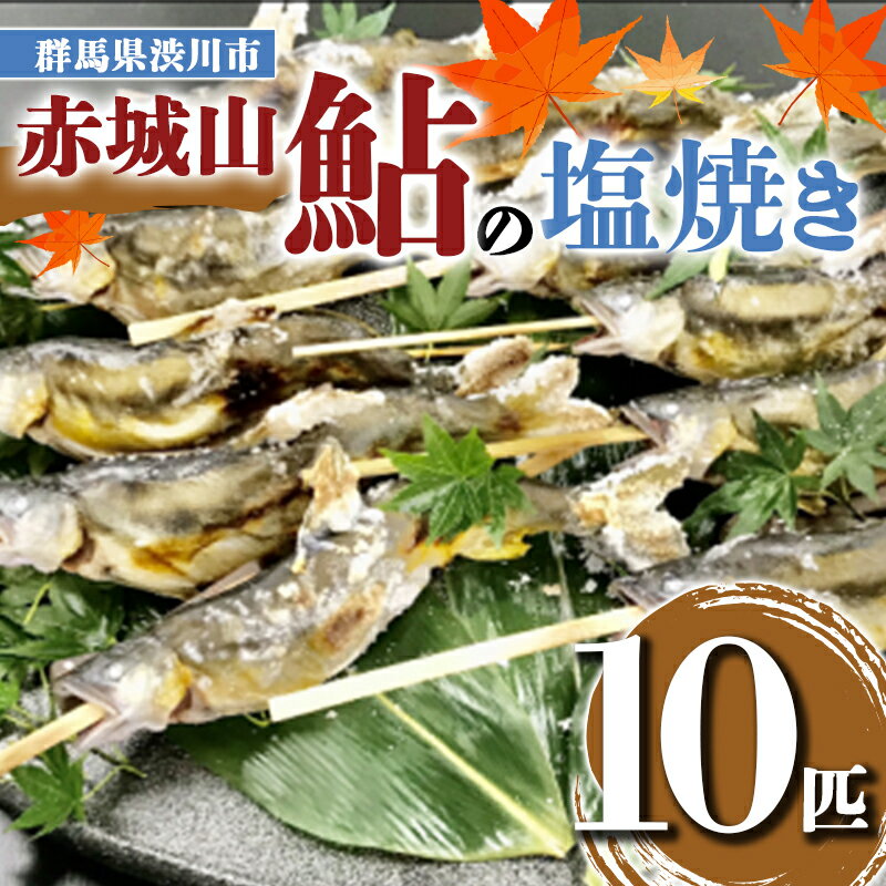 【ふるさと納税】赤城山 鮎の塩焼き 10匹 あゆ アユ 鮎 魚 焼き魚 国産 ふるさと 故郷 納税 群馬 渋川市 F4H-0018