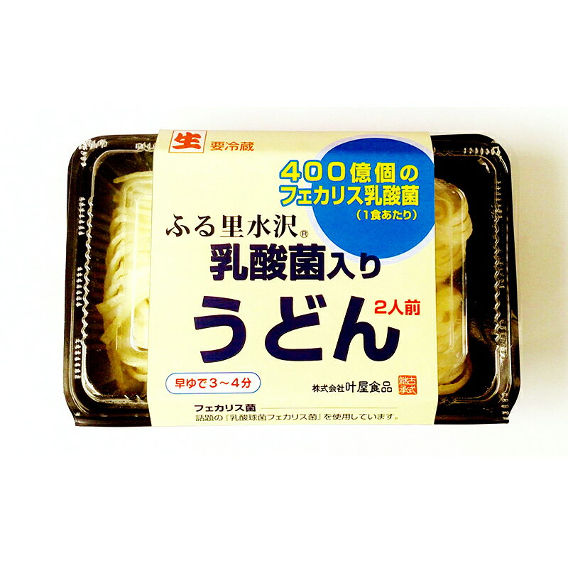 乳酸菌入り ふる里水沢&reg;うどん 300g×6パック 12人前 麺 生うどん 水沢 ふるさと 故郷 納税 群馬 渋川市