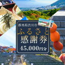 23位! 口コミ数「0件」評価「0」渋川市ふるさと感謝券 45,000円分（1000円×45枚） 伊香保温泉 うどん 宿泊 旅行 観光 ホテル 旅館 トラベル 飲食 お土産 F･･･ 