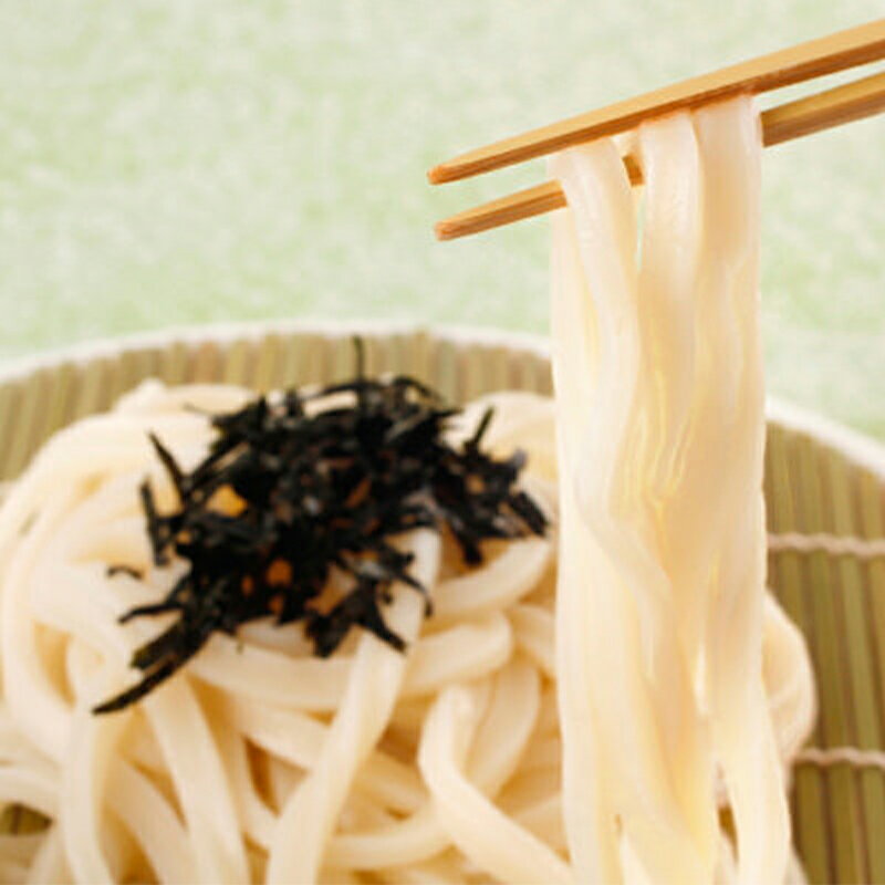 白く透き通ってツルツルした食感、シコシコした歯ごたえの美味しい生うどんです。　【ふるさと納税】乳酸菌入りふる里水沢うどん 6人前 麺 生うどん 生饂飩 生麺 生めん F4H-0199