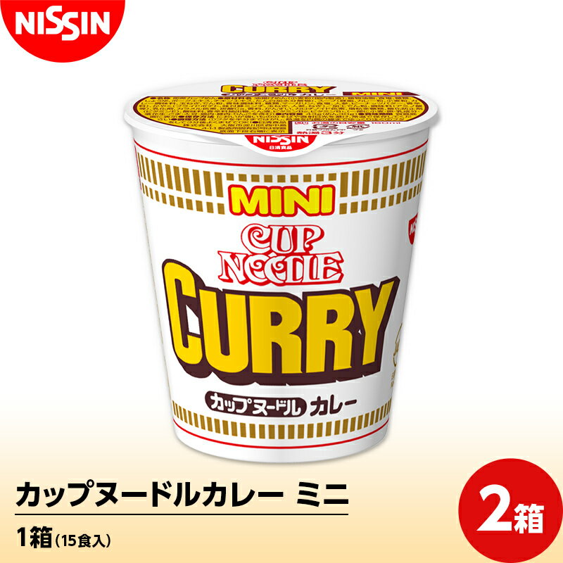 【ふるさと納税】カップヌードルカレー ミニ 1箱（15食入）×2箱 ラーメン らーめん 拉麺 F4H-0394