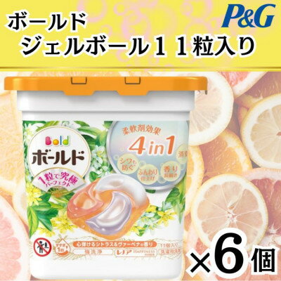 【ふるさと納税】ボールド洗濯洗剤ジェルボール　シトラス　11