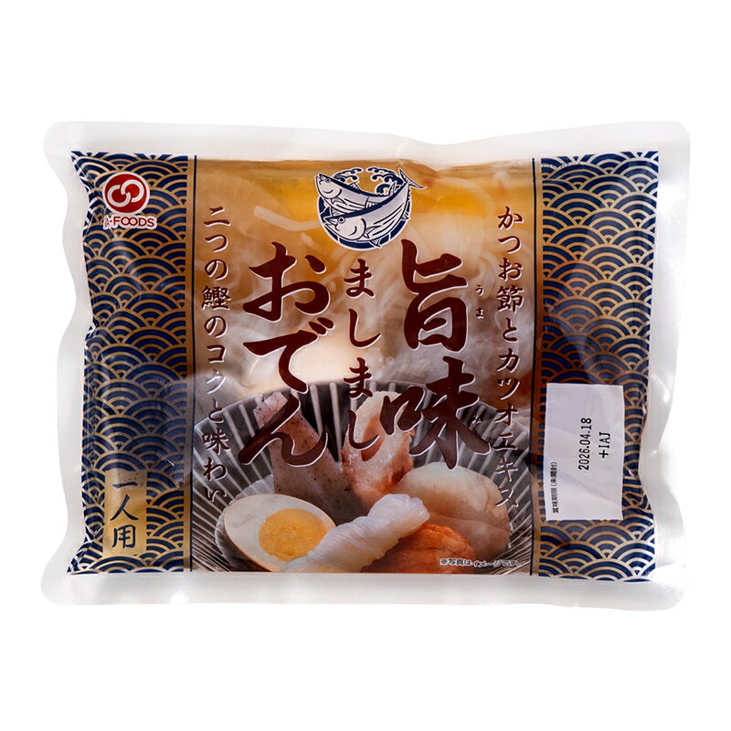 【ふるさと納税】 旨味ましましおでん6種6品(400g×12袋入) おでん 玉子 大根 こんにゃく 白滝 ちくわ さつま揚げ レトルト 惣菜 おかず 簡単調理 長期保存 非常食 保存食 食品 F21E-069