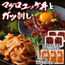 9位! 口コミ数「0件」評価「0」マグロユッケ丼 100gx2パックとガツ刺し 160gx3パック セット F21E-115