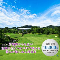 【ふるさと納税】富岡市ゴルフ場利用券寄附金額10,000円(利用券3割相当額)F20E-204