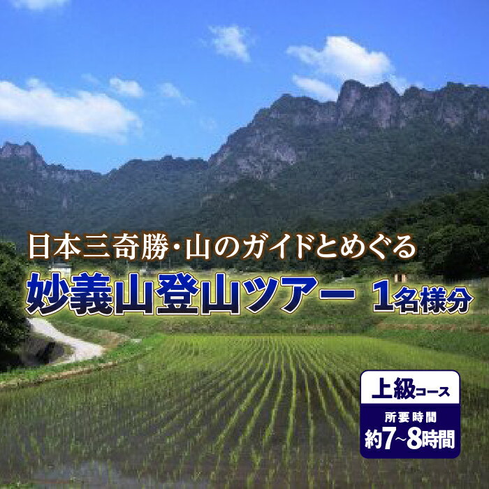 日本三奇勝・山のガイドとめぐる妙義山登山ツアー1名様分[上級コース] F20E-721