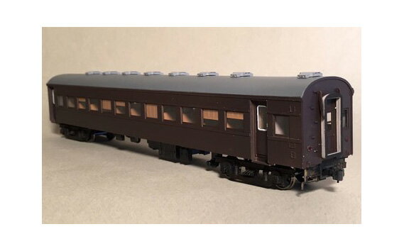 鉄道模型1/80 オハフ61型ペーパー製キット / ペーパークラフト 車両 客車 趣味 玩具 群馬県