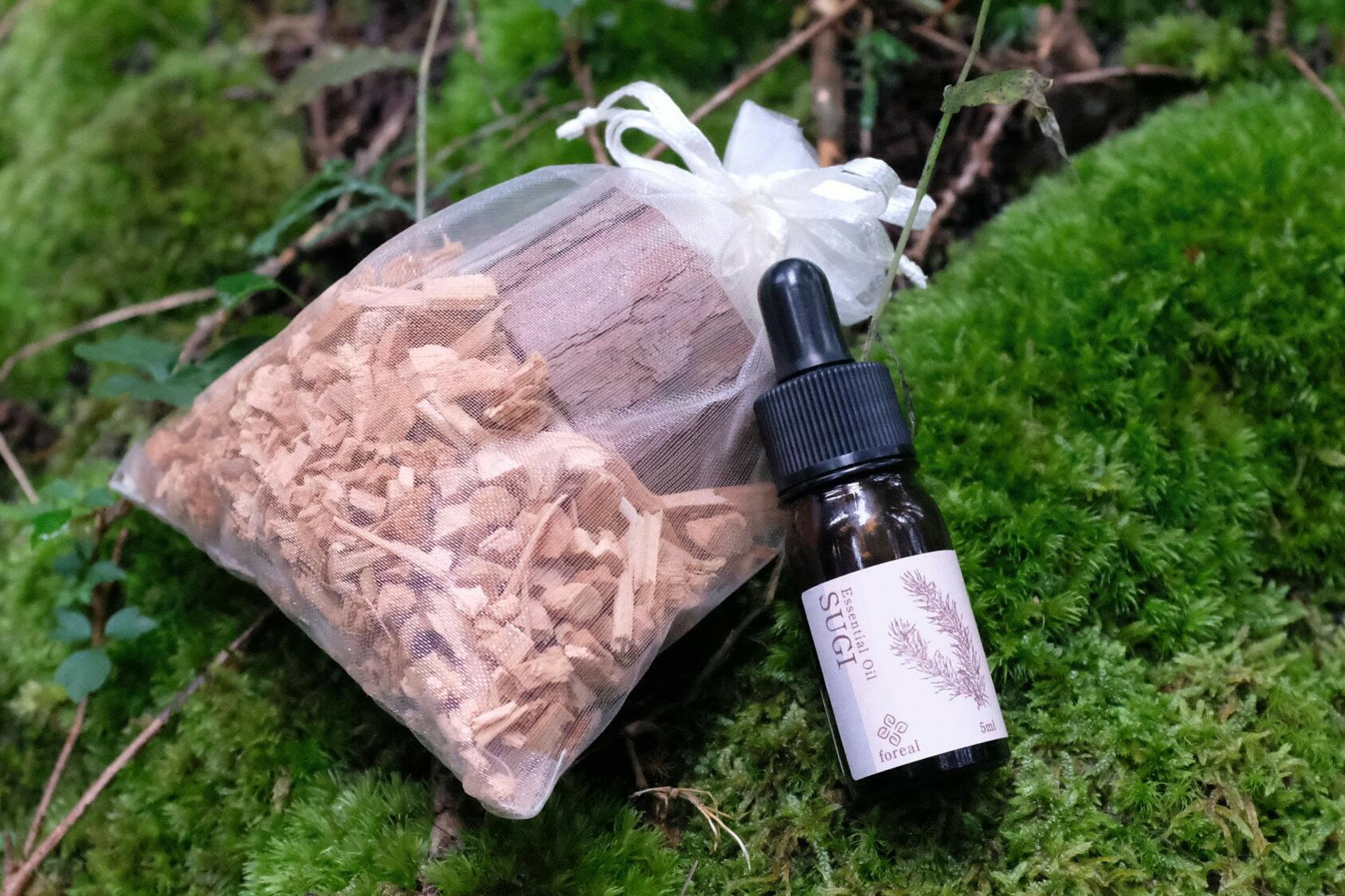 [254]森の香。SUGI 5ml(WOODディフューザー付き)